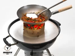 Moesta WOK'N BBQ Komplettpaket - Für Kugelgrill (50cm) -Barbecue Shop Moesta BBQ Wok N BBQ Set 2 1