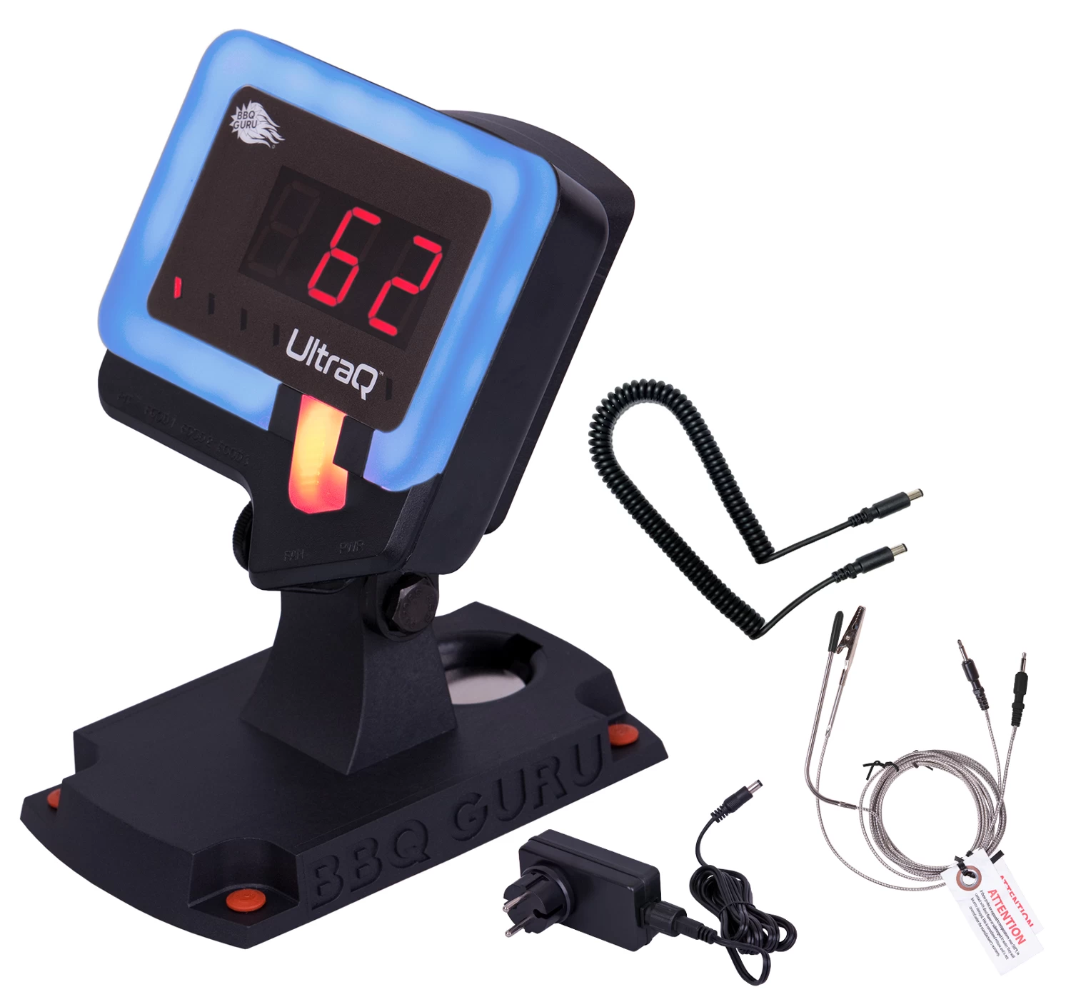 Monolith Grill CLASSIC BBQ GURU - PRO-Serie 2.0 Schwarz - MIT Gestell Und Seitentischen - Inkl. UltraQ Controller Set 1 Monolith Grill CLASSIC BBQ GURU - PRO-Serie 2.0 Schwarz - MIT Gestell Und Seitentischen - Inkl. UltraQ Controller Set