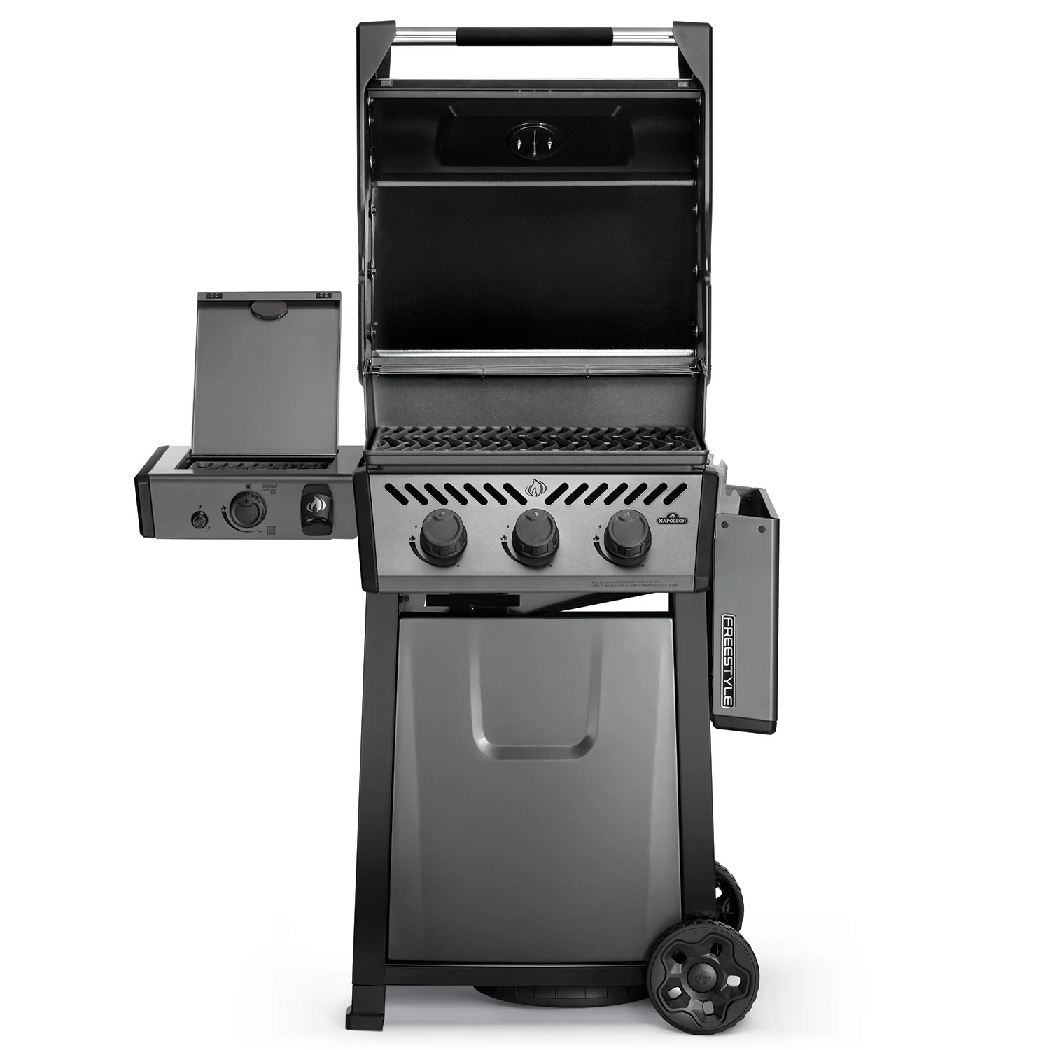Napoleon Freestyle 365 Gasgrill, Graphit - Mit Sizzle Zone - Modell 2023 - X-DEAL Inkl. Abdeckhaube Und Gussplatte 3 Napoleon Freestyle 365 Gasgrill, Graphit - Mit Sizzle Zone - Modell 2023 - X-DEAL Inkl. Abdeckhaube Und Gussplatte – Bild 3