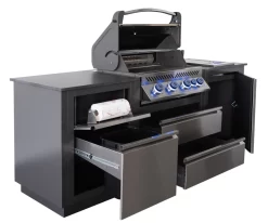Napoleon Outdoor Küche Oasis Compact 105 Mit Prestige 500 Einbaugrill Und Einbau Sizzle Zone - Inkl. Arbeitsplatte Aus Feinsteinzeug -Barbecue Shop Napoleon Oasis Compact P500 Kuechenrollenhalter Muelleimerschrank 3 1678963773