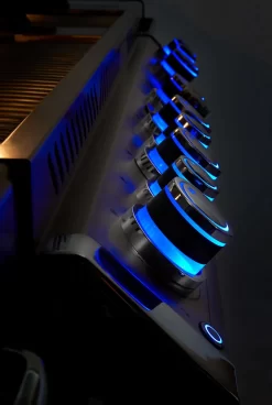 Napoleon Prestige Pro 825-3 Edelstahl Einbaugrill Gas - Inkl. Drehspieß - Modell 2023 -Barbecue Shop Napoleon PRestige PRO825 SafeytGlow Drehregler