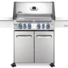 Napoleon Prestige 500 Edelstahl Gasgrill - Mit Safety Glow - X-DEAL Inkl. Grillthermometer, Schneidebrett Und Windschild Für SIZZLE ZONE