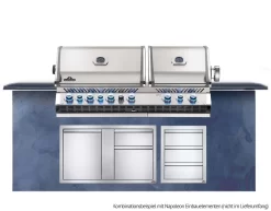 Napoleon Prestige Pro 825-3 Edelstahl Einbaugrill Gas - Inkl. Drehspieß - Modell 2023 -Barbecue Shop Napoleon Prestige PRO 825 in Outdoor Kueche Beispiel