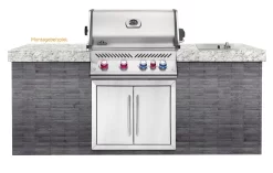 Napoleon Prestige Pro 500-3 Edelstahl Einbaugrill Gas - Inkl. Drehspieß - Modell 2023 14 Napoleon Prestige Pro 500-3 Edelstahl Einbaugrill Gas - Inkl. Drehspieß - Modell 2023 -Barbecue Shop Napoleon Prestige Pro 500 Montagebeispiel