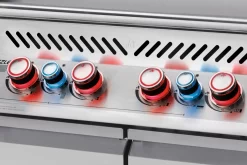 Napoleon Prestige Pro 500-3 Edelstahl Gasgrill, Erdgas Inkl. Drehspieß - Modell 2023 -Barbecue Shop Napoleon Prestige Pro 500 safety glow Drehknopfbeleuchtung