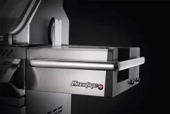 Napoleon Prestige Pro 500-3 Edelstahl Gasgrill, Erdgas Inkl. Drehspieß - Modell 2023 -Barbecue Shop Napoleon Prestige Pro Seitenablage