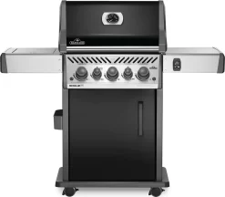 Napoleon Rogue SE 425 Gasgrill, Schwarz Mit Gussrosten - Hero Modell 2023 Inkl. Drehspieß - SMART Deal Inkl. Grillfürst Grill Control