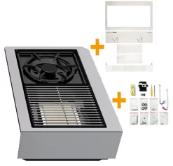 Outdoorchef Gas Kugelgrill Arosa 570 G Tex Inkl. Blazing Zone + Cooking Zone -Barbecue Shop Outdoorchef Balzing Cooking Zone Kit Arosa Tex Rahmen Werkzeug 5 1688729292