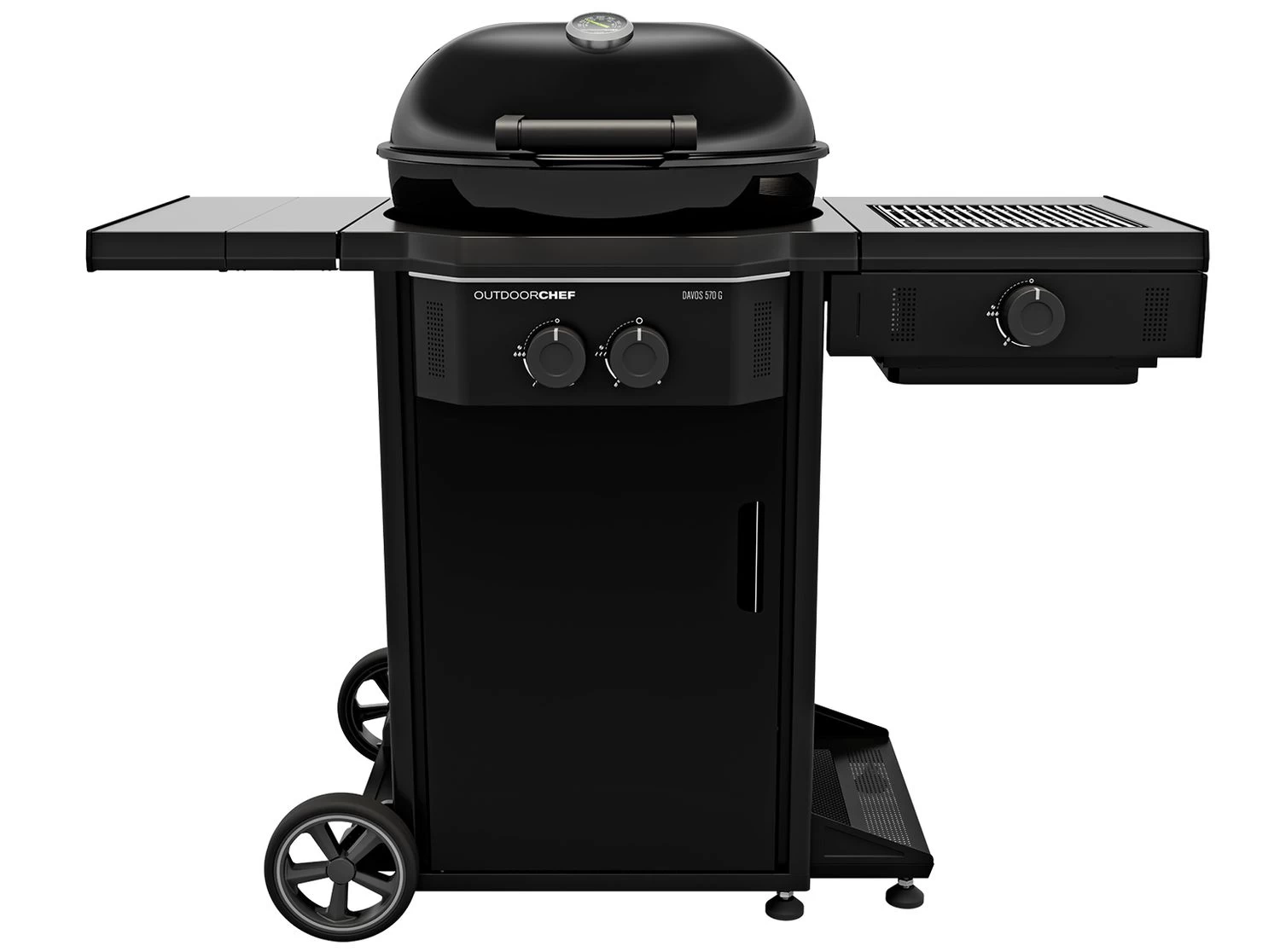 Outdoorchef Gas Kugelgrill Davos 570G Pro Mit Blazing Zone (Infrarotbrenner) & Abdeckhaube 2 Outdoorchef Gas Kugelgrill Davos 570G Pro Mit Blazing Zone (Infrarotbrenner) & Abdeckhaube – Bild 2