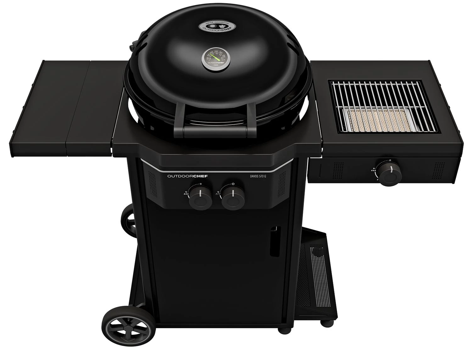 Outdoorchef Gas Kugelgrill Davos 570G Pro Mit Blazing Zone (Infrarotbrenner) & Abdeckhaube 1 Outdoorchef Gas Kugelgrill Davos 570G Pro Mit Blazing Zone (Infrarotbrenner) & Abdeckhaube