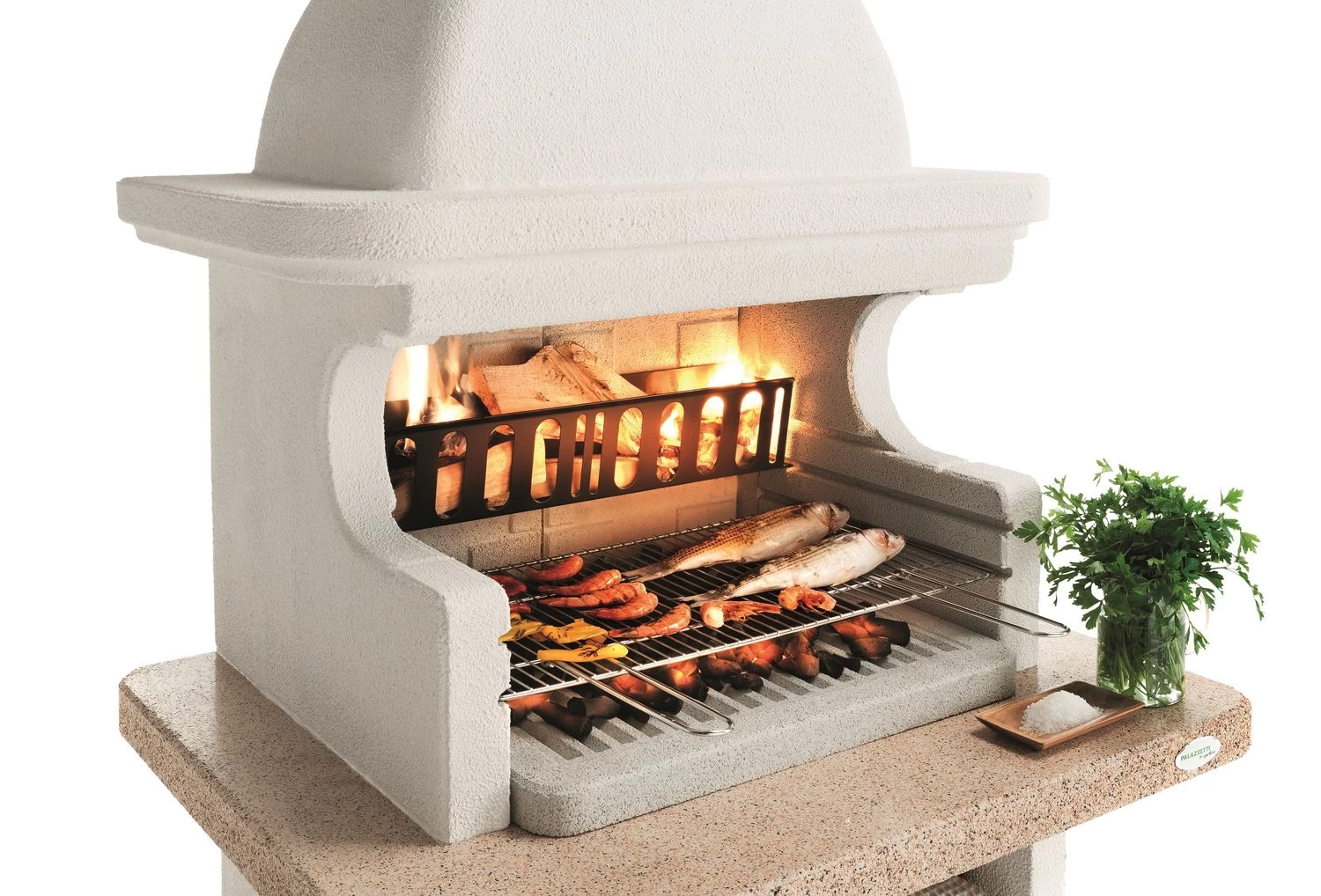 Palazzetti Grillkamin Andros 3 Inkl. Montagematerial 1 Palazzetti Grillkamin Andros 3 Inkl. Montagematerial