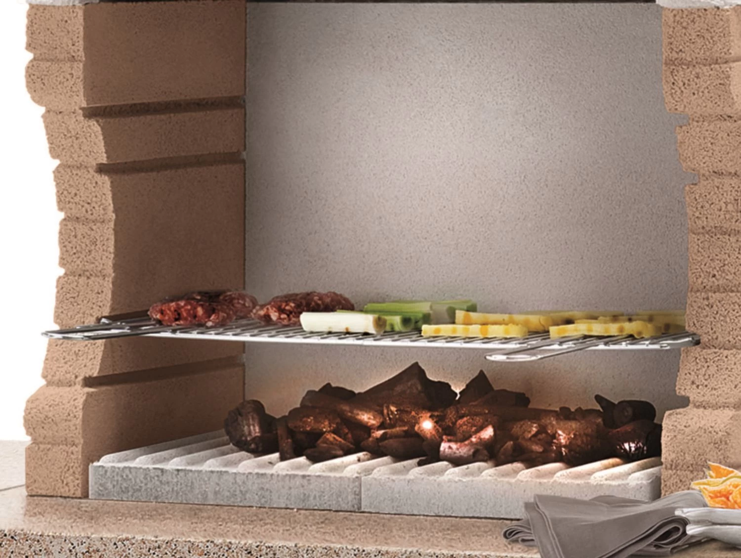 Palazzetti Outdoor Küche: Modul Grillkamin Ariel Inkl. Montagematerial 1 Palazzetti Outdoor Küche: Modul Grillkamin Ariel Inkl. Montagematerial