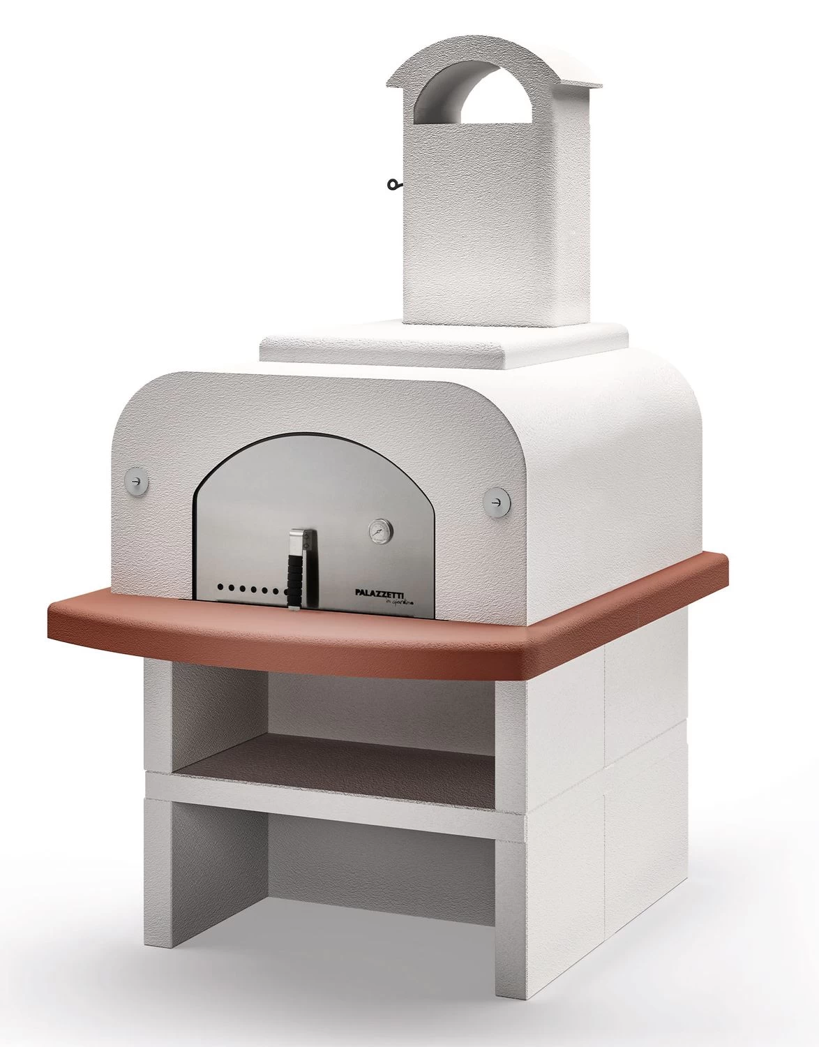 Palazzetti Pizzaofen Easy Large Mit Beton Untergestell Inkl. Montagematerial 1 Palazzetti Pizzaofen Easy Large Mit Beton Untergestell Inkl. Montagematerial