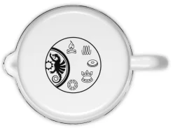 Petromax Emaille Milchtopf / 1400 Ml / Weiß