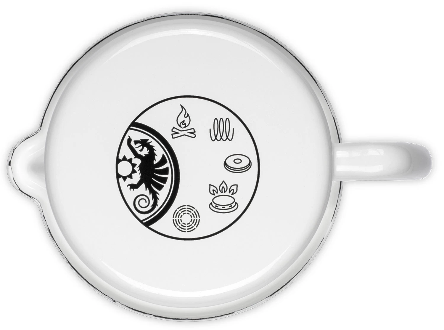 Petromax Emaille Milchtopf / 1400 Ml / Weiß 1 Petromax Emaille Milchtopf / 1400 Ml / Weiß