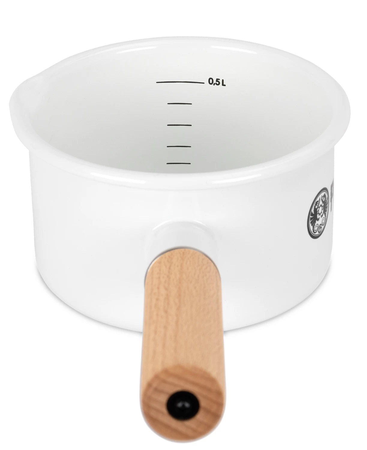 Petromax Emaille Stieltopf / 500 Ml / Weiß 1 Petromax Emaille Stieltopf / 500 Ml / Weiß