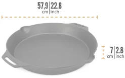 Petromax Feuerpfanne Gusseisen Fp50h-t Mit Zwei Henkeln -Barbecue Shop Petromax Feuerpfanne Gusseisen ft50h Abmessungen