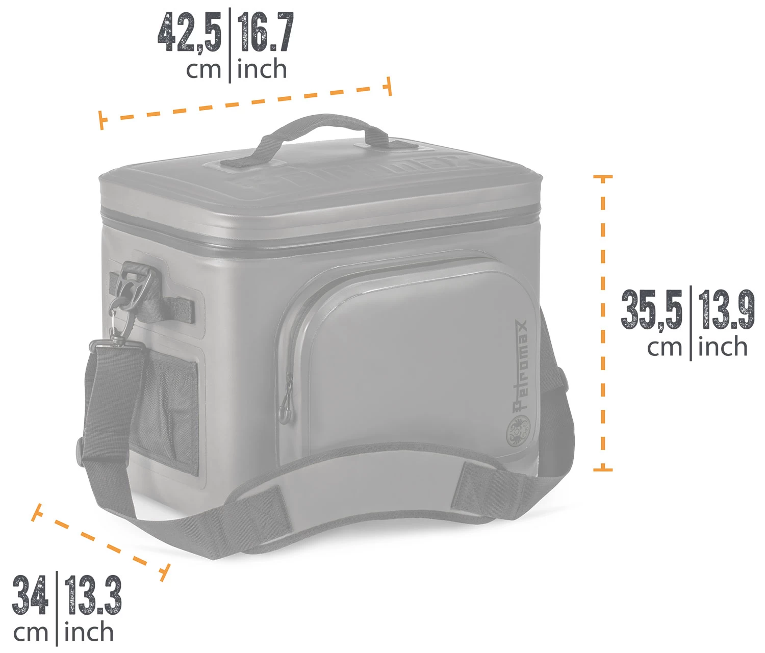 Petromax Kühltasche 22 Liter / Dunkelgrau 3 Petromax Kühltasche 22 Liter / Dunkelgrau – Bild 3