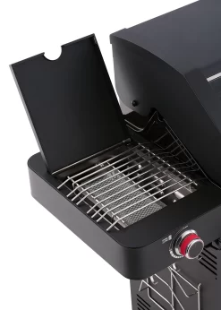 Rösle Videro G4-S VARIO+ Schwarz Gasgrill - FC Bayern Edition - Inkl. FC Bayern Abdeckhaube, Grillzange, Grillbürste Und Grillhandschuhe -Barbecue Shop Roesle Gasgrill Videro FC Bayern Detail Prime Zone Grillrost