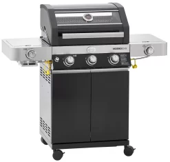 Rösle Gasgrill Videro G3-S VARIO+ Schwarz - Modell 2023 - X-DEAL Inkl. Abdeckhaube, Grillplatte Und Drehspieß