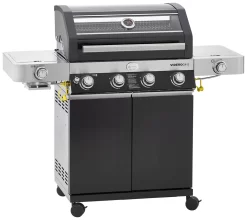 Rösle Gasgrill Videro G4-S VARIO+ Schwarz - Modell 2023 - X-DEAL Inkl. Abdeckhaube Und Grillplatte