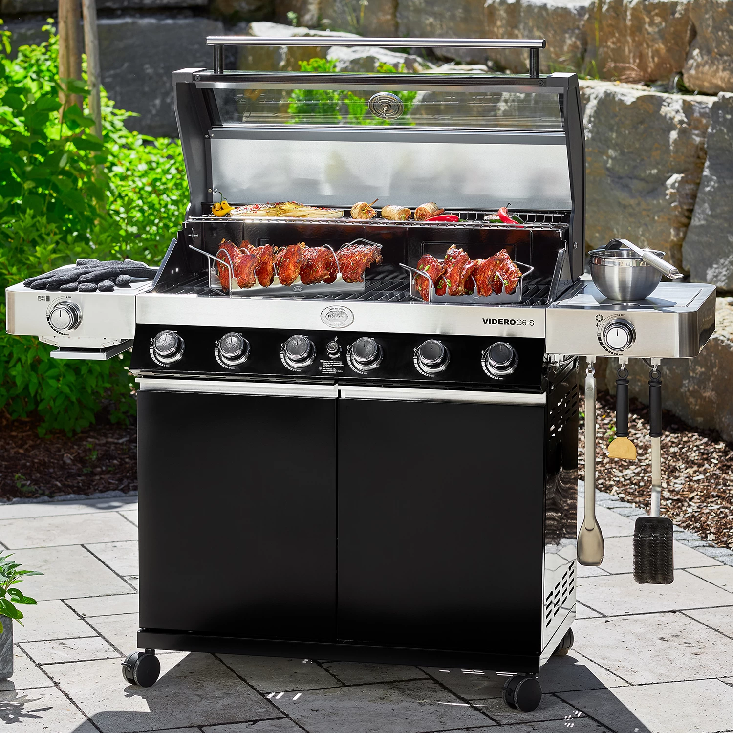 Rösle Gasgrill Videro G6-S VARIO+ - Modell 2023 - X-DEAL Inkl. Abdeckhaube Und Grillplatte 13 Rösle Gasgrill Videro G6-S VARIO+ - Modell 2023 - X-DEAL Inkl. Abdeckhaube Und Grillplatte – Bild 13