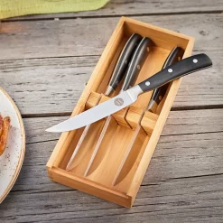 Rösle Steakmesser 4er Set - FC Bayern Edition -Barbecue Shop Roesle Steakmesser 4er Set FC Bayern Lifestyle