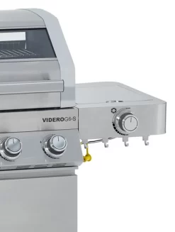 Rösle Edelstahl Gasgrill Videro G6-S VARIO+ - Limited Edition Modell 2023 - SMART Deal Inkl. Grillfürst Grill Control -Barbecue Shop Roesle Videro 25528 G6 S Edelstahl Seitenkocher abklappbar 1