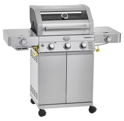 Rösle Edelstahl Gasgrill Videro G3-S VARIO+ - Limited Edition Modell 2023 - X-DEAL Inkl. Abdeckhaube, Grillplatte Und Dreshpieß