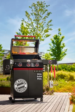 Rösle Videro G3-S VARIO+ Schwarz Gasgrill - FC Bayern Edition -Barbecue Shop Roesle Videro G3 S FC Bayern Edition