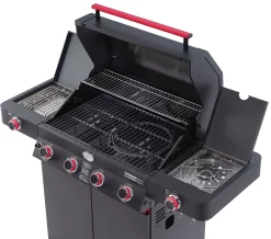 Rösle Videro G4-S VARIO+ Schwarz Gasgrill - FC Bayern Edition - Inkl. FC Bayern Abdeckhaube, Grillzange, Grillbürste Und Grillhandschuhe -Barbecue Shop Roesle Videro G4 S FC Bayern Overview