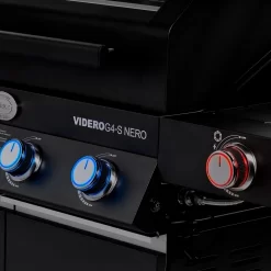 Rösle Gasgrill Videro G4-S Vario+ Nero Schwarz - Modell 2023 - X-DEAL Inkl. Abdeckhaube -Barbecue Shop Roesle Videro G4 S Vario NERO matt schwarz beleuchtet