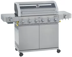 Rösle Edelstahl Gasgrill Videro G6-S VARIO+ - Limited Edition Modell 2023 - X-DEAL Inkl. Abdeckhaube, Grillplatte Und Drehspieß