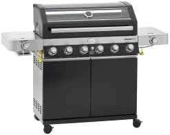 Rösle Gasgrill Videro G6-S VARIO+ Schwarz - Modell 2023 - Inkl. Abdeckhaube