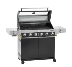 Rösle Gasgrill Videro G6-S VARIO+ Schwarz - Modell 2023 - Inkl. Abdeckhaube -Barbecue Shop Roesle Videro G6 S Vario schwarz 25527 Deckel 3