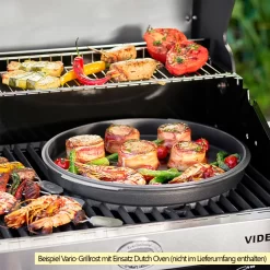Rösle Gasgrill Videro G4-S VARIO+ Schwarz - Modell 2023 23 Rösle Gasgrill Videro G4-S VARIO+ Schwarz - Modell 2023 -Barbecue Shop Roesle Videro Gasgrill Vario Grillrost Mood