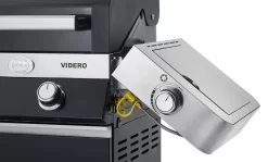 Rösle Gasgrill Videro G4-S VARIO+ Schwarz - Modell 2023 - X-DEAL Inkl. Abdeckhaube Und Grillplatte 22 Rösle Gasgrill Videro G4-S VARIO+ Schwarz - Modell 2023 - X-DEAL Inkl. Abdeckhaube Und Grillplatte -Barbecue Shop Roesle Videro schwarz klappbare Seitenteile Seitenkocher 5