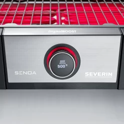 Severin Elektro Tischgrill SENOA Digital Boost - Boost Zone 500°C - 3.000 W -Barbecue Shop Severin Elektrogrill Senoa pg8114 schalter 1
