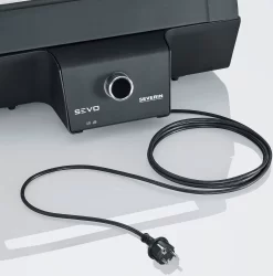 Severin Elektrogrill SEVO Smart Control GT - Boost Zone 500°C - Mit Deckel - 3.000 W -Barbecue Shop Severin Sevo Smart Control GT PG8138 Zuleitung