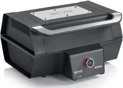 Severin Elektrogrill SEVO Smart Control GT - Boost Zone 500°C - Mit Deckel - 3.000 W - Inkl. Grillfürst Premium Grillbesteck Set Und Premium Grillbürste 15 Severin Elektrogrill SEVO Smart Control GT - Boost Zone 500°C - Mit Deckel - 3.000 W - Inkl. Grillfürst Premium Grillbesteck Set Und Premium Grillbürste -Barbecue Shop Severin Sevo Smart Control GT PG8138 geschlossen