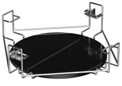 The Bastard Keramikgrill Urban Large - Complete - Schwarz Matt - Modell 2023 21 The Bastard Keramikgrill Urban Large - Complete - Schwarz Matt - Modell 2023 -Barbecue Shop The Bastard Multilevel Cooking System Large Plate Setter