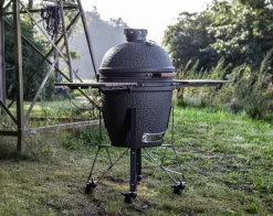 The Bastard Keramikgrill Urban Large - Complete - Schwarz Matt - Modell 2023 22 The Bastard Keramikgrill Urban Large - Complete - Schwarz Matt - Modell 2023 -Barbecue Shop The Bastard Urban Large Keramikgrill Seitentische Untergestell