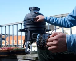 The Bastard Keramikgrill Urban Small - Schwarz Matt - Modell 2023 -Barbecue Shop The Bastard Urban Small Keramikgrill Campinggrill