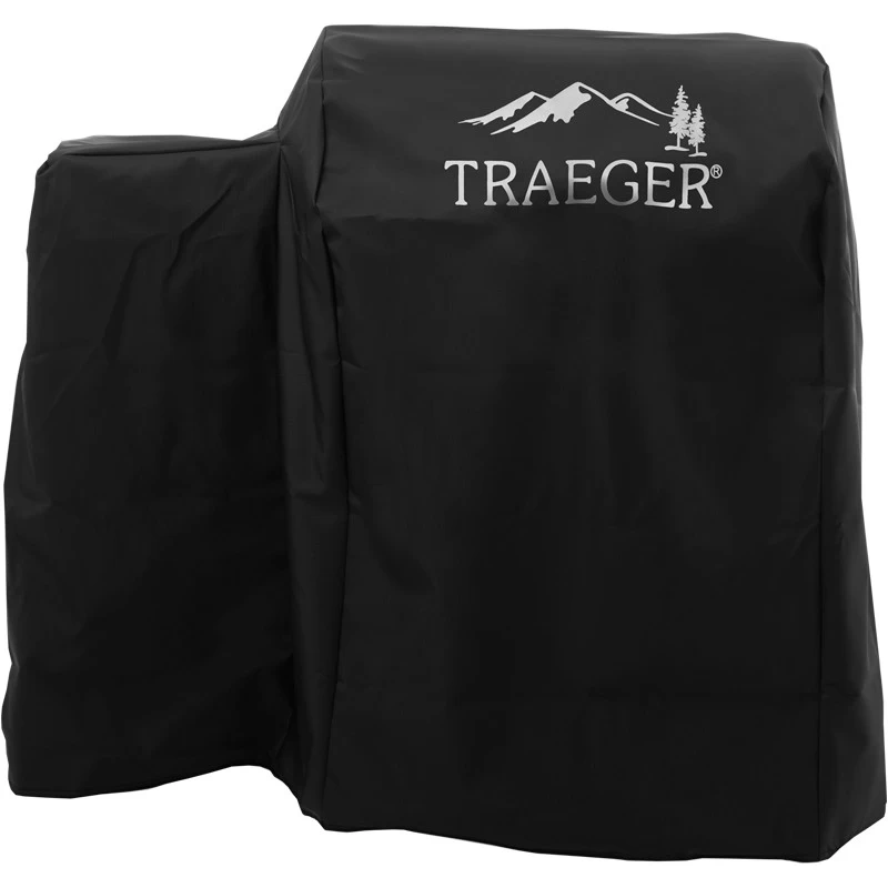Traeger Allwetter-Abdeckhaube Für Bronson 20, Lang, Schwarz Mit Logo - Auslaufartikel 1 Traeger Allwetter-Abdeckhaube Für Bronson 20, Lang, Schwarz Mit Logo - Auslaufartikel