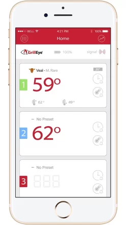 GrillEye Smart Bluetooth Grillthermometer (Grill Eye) 29 GrillEye Smart Bluetooth Grillthermometer (Grill Eye) -Barbecue Shop grilleye app temperatur