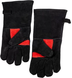 Grillfürst Grillhandschuhe Leder - Eintracht Frankfurt Edition (Paar) -Barbecue Shop grillfuerst grillhandschuhe frankfurt 16 090 SGE