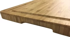 Grillfürst Schneidebrett Set, 2 Kleine Schneidebretter 39 X 26cm, 1 Großes Schneidebrett 50 X 30cm -Barbecue Shop grillfuerst schneidebrett gross griff 1