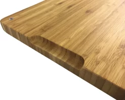 Grillfürst Schneidebrett Klein 39 X 26 Cm Bambus -Barbecue Shop grillfuerst schneidebrett klein griffmulde