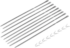 Monolith LeCHEF Edelstahl Grillspieße - 9er Set Für Rotisserie