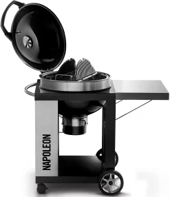 Napoleon Holzkohlegrill Kugelgrill Ø 57cm Im Rollwagen Mit Gussrost Und Deckelscharnier PRO22K-Cart-2 14 Napoleon Holzkohlegrill Kugelgrill Ø 57cm Im Rollwagen Mit Gussrost Und Deckelscharnier PRO22K-Cart-2 -Barbecue Shop napoleon grillwagen deckel PRO22K CART 2